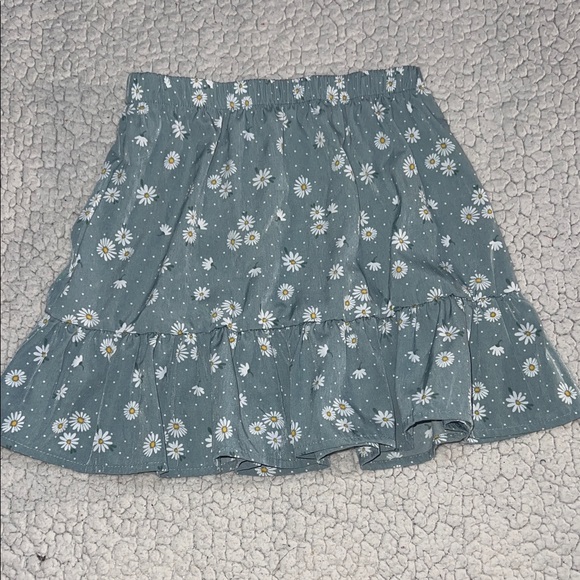 Jenna & Jessie Dresses & Skirts - Floral A-Line Skirt in Blue